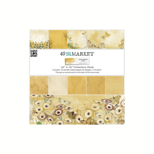 Colour Swatch Ochre 12x12 Collection