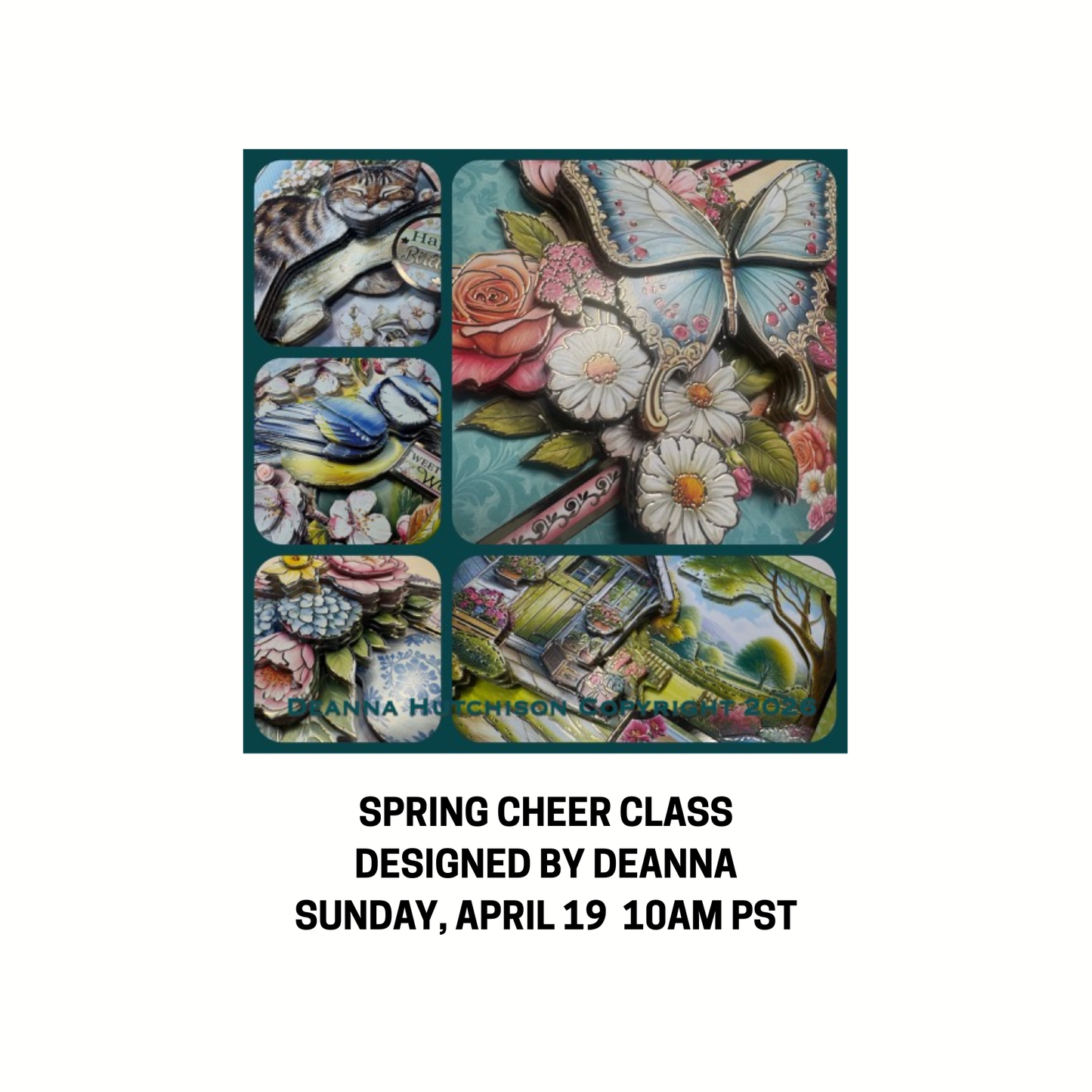 Spring Cheer Card Class
