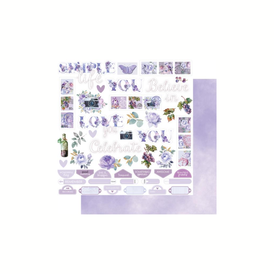 Ultra Violet Delight Simple Life Cut apart Sheet