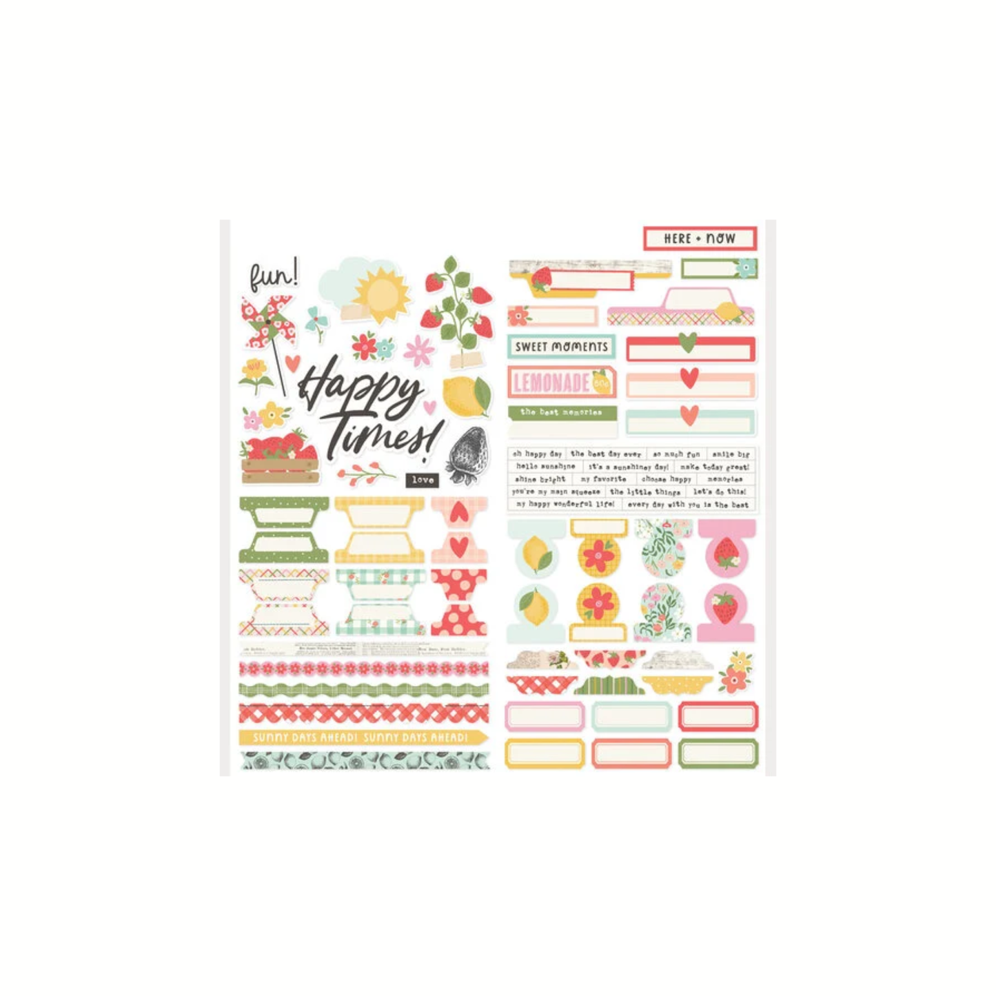 Pink Lemonade Basics Stickers