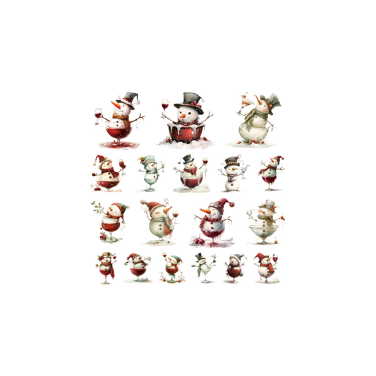 Tipsy Snowman Ephemera
