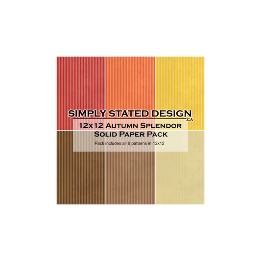 Autumn Splendour 12x12 Solids Paper