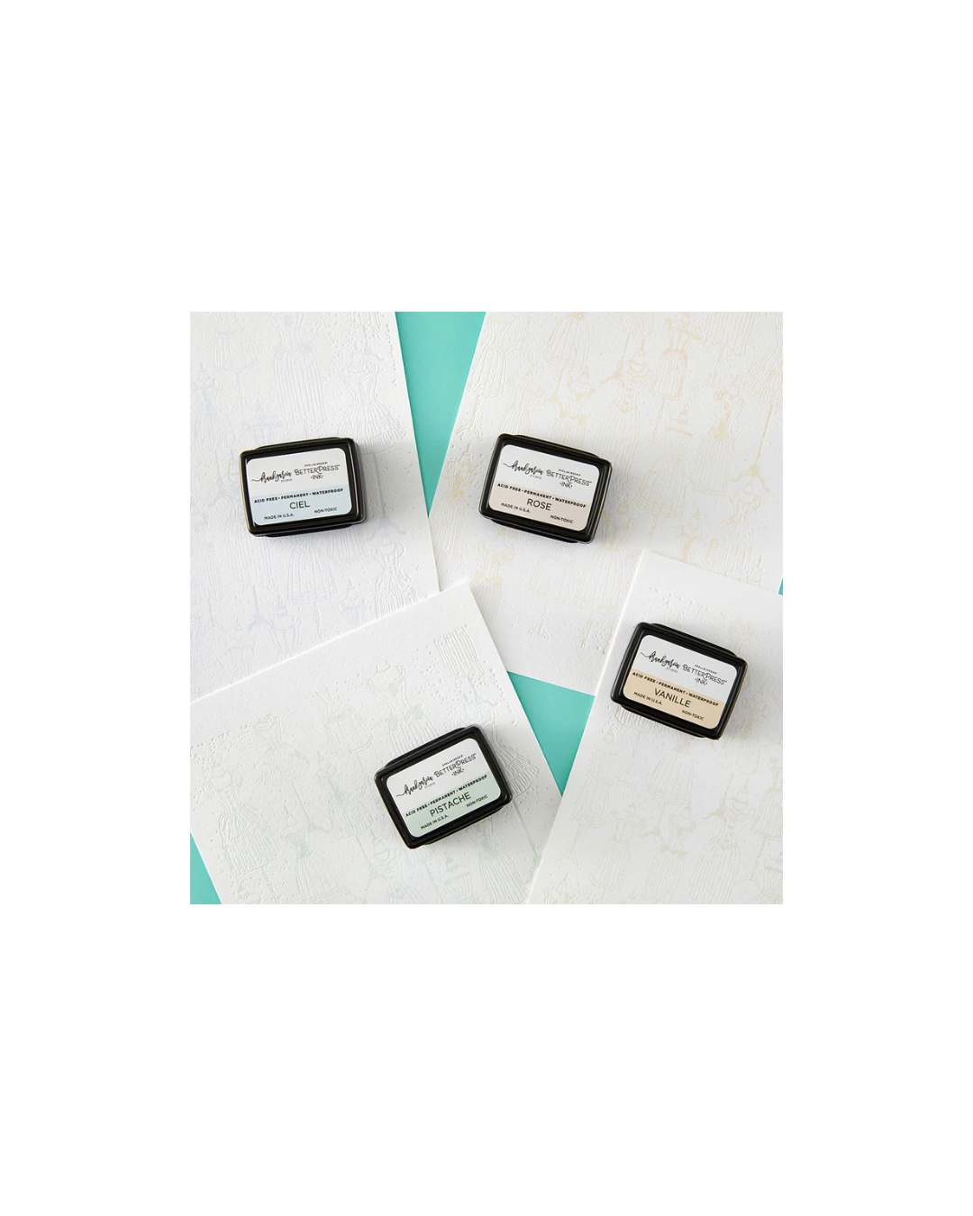 Blushing Macarons BetterPress Ink Set