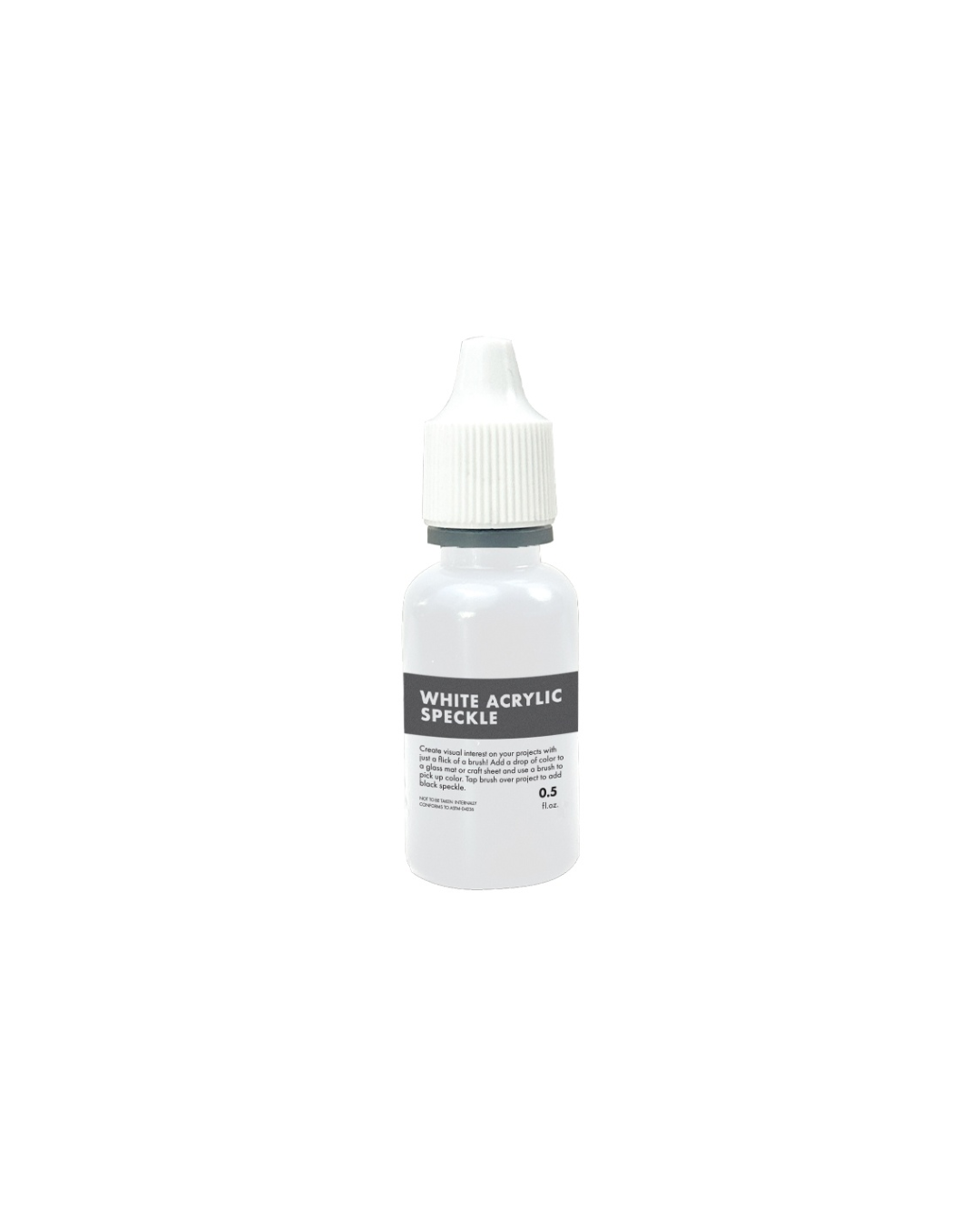 White Acrylic Speckle