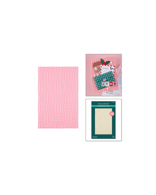 Diamond Blocks 3D Embossing Folder