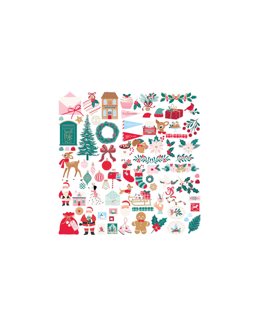 Dear Santa Die Cut Ephemera (Incl. in kit)