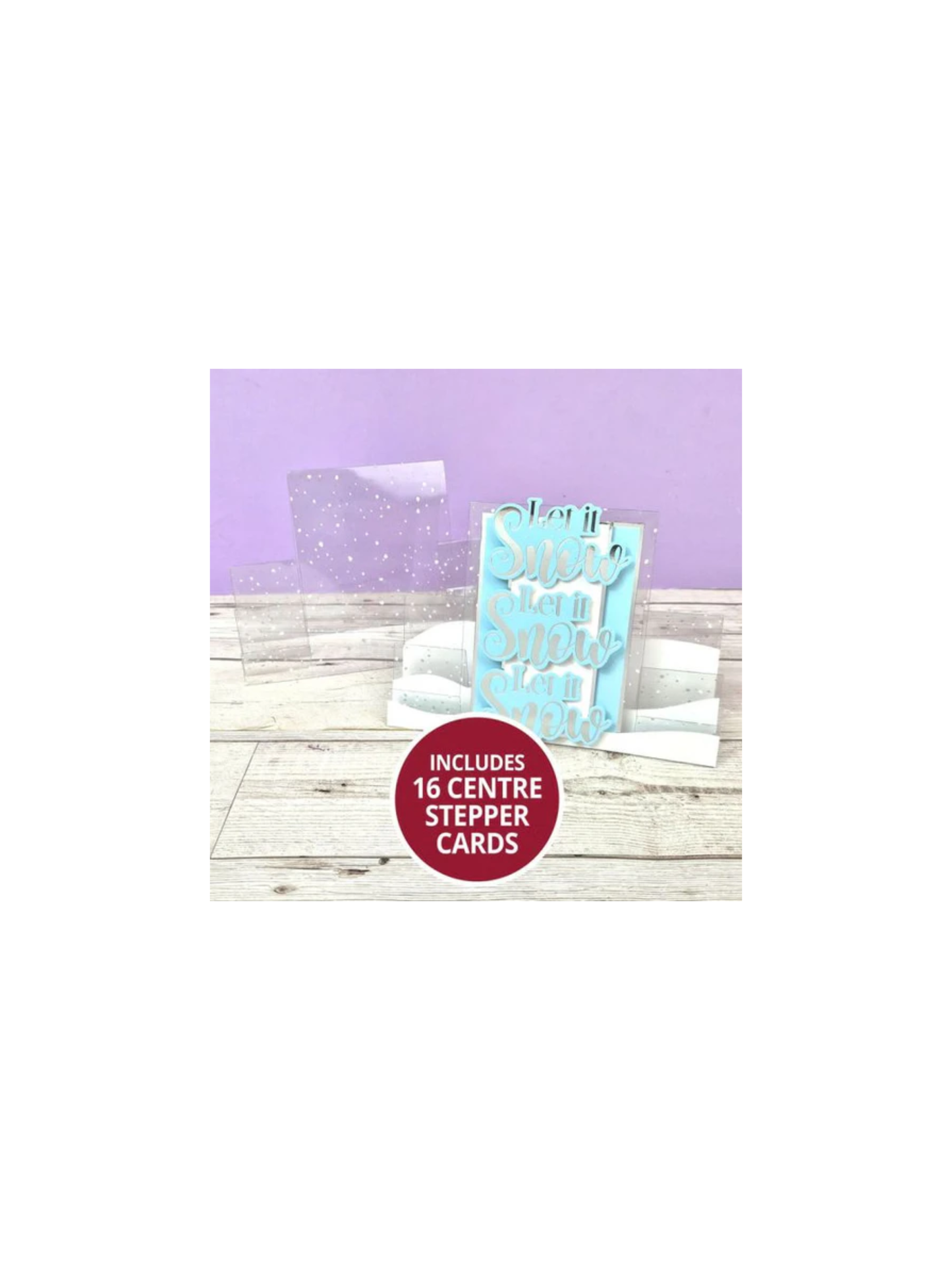 Snowfall Acetate Stepper Cards