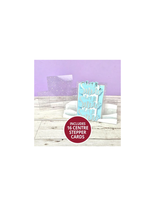 Snowfall Acetate Stepper Cards