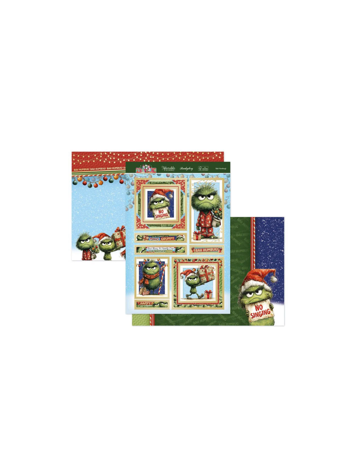 Bah Humbug Luxury Topper Set