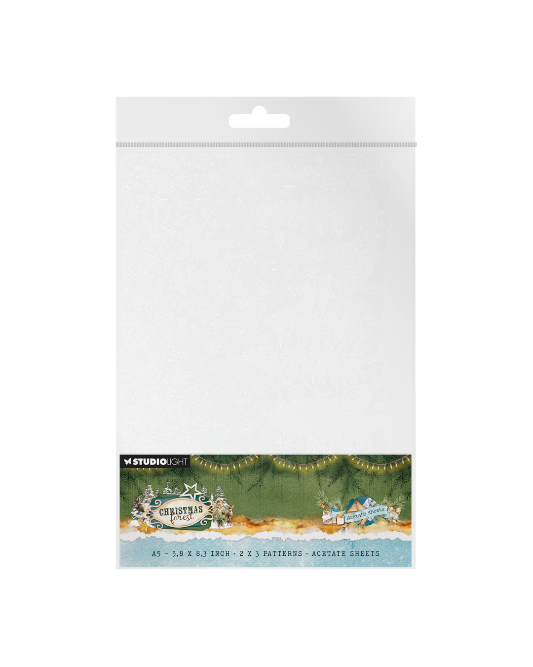 Christmas Forest A5 Acetate Sheets