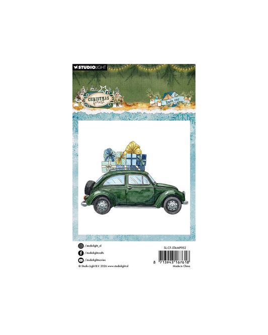 Christmas Forest Christmas Car Stamp