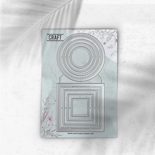 Square Circle Ribbon Layering Die