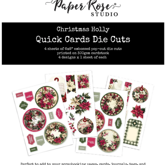 Paper Rose Quick Cards Die Cuts