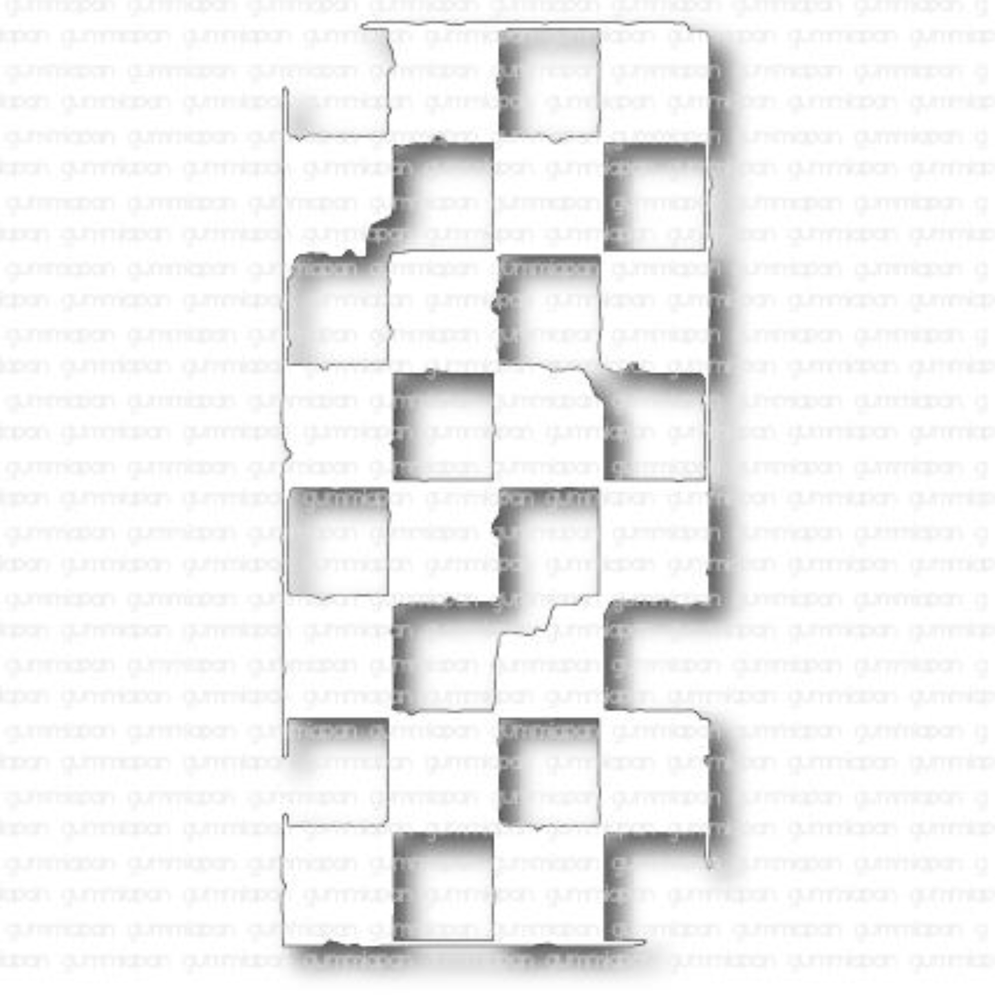 Checkered Slimline Die