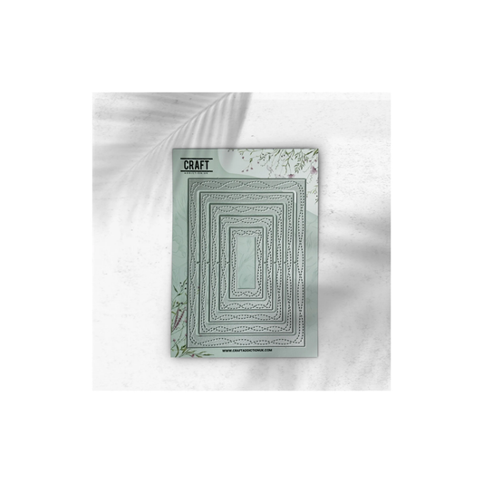 Double Wavy Rectangles Die