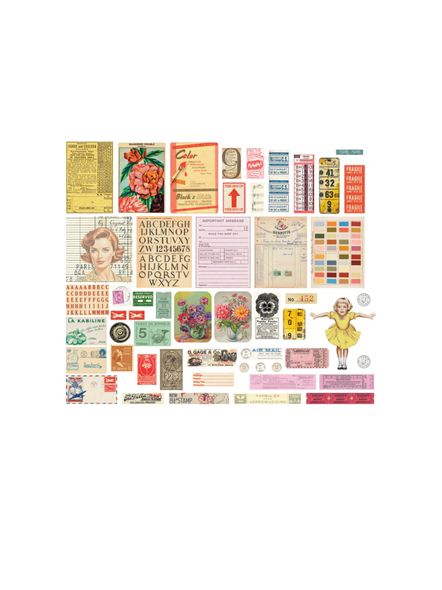 Book 10 Cardstock Die Cuts