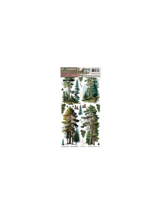 CAMPFIRE MEMORIES 6x12 ESSENTIAL RUB-ONS
