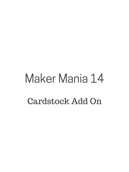 12x12 Cardstock Pack Add on