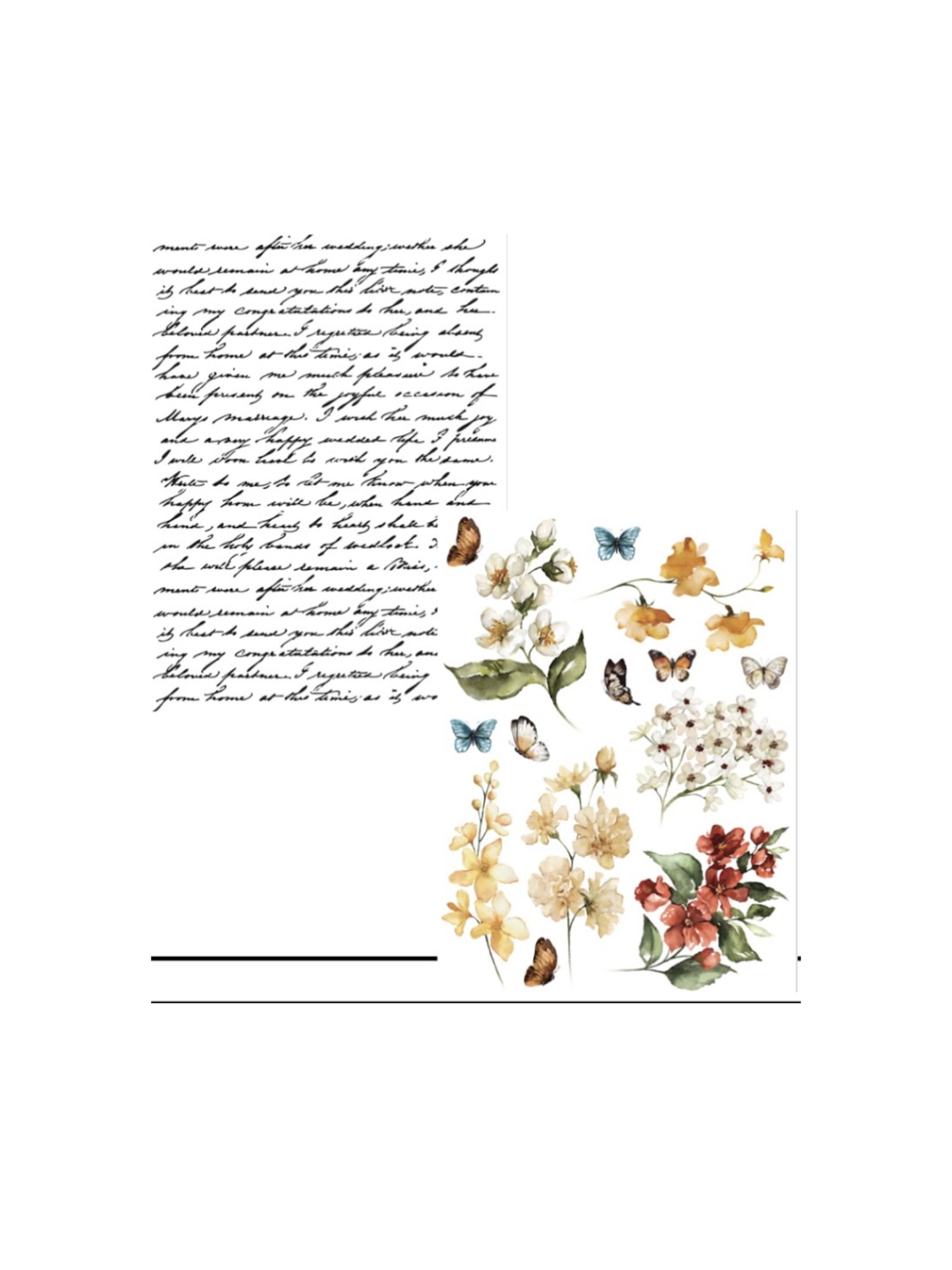 Elegant Script Rub-ons