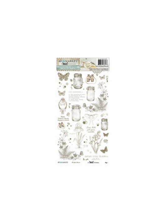 THE QUIET OBSERVER 6X12 ESSENTIAL RUB-ONS