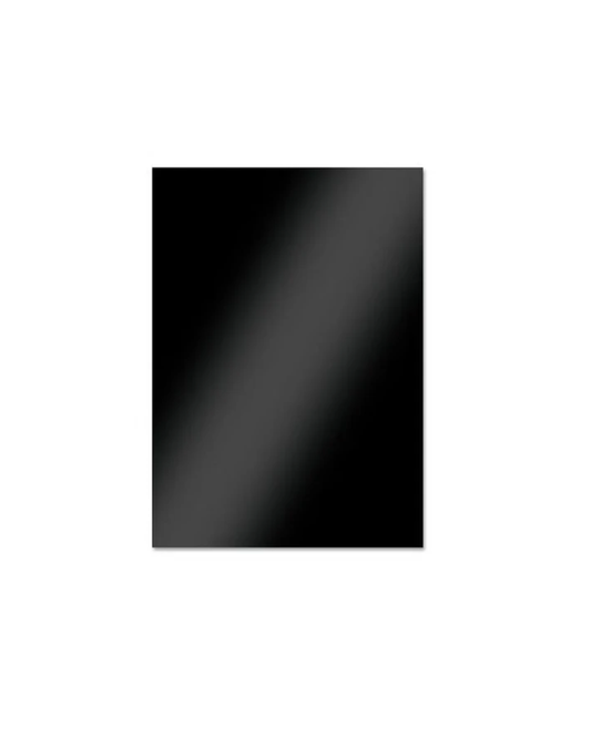 A4 Black Mirri Cardstock