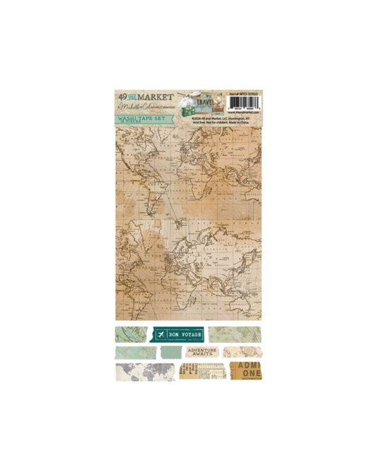 Travel Diaries Washi Tape Sheets