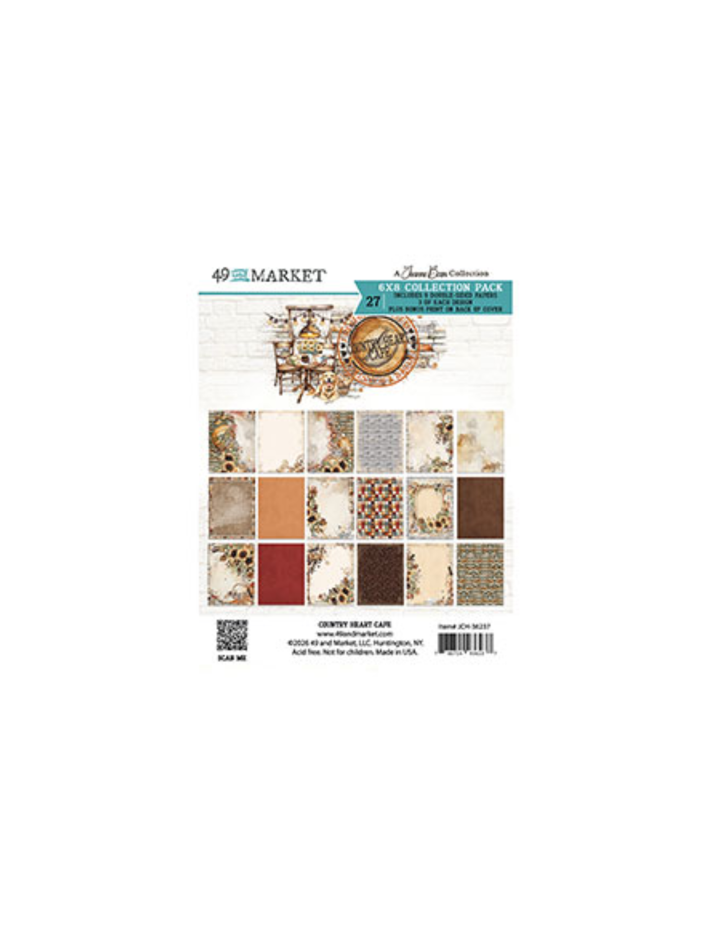 Country Heart Cafe 6x8 Paper Pack