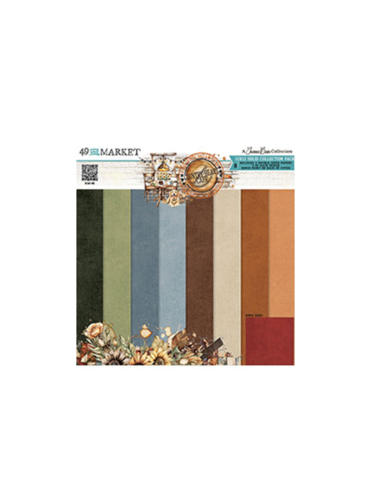 Country Heart Cafe 12x12 Solids