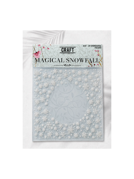 Magical Snowfall Emboss Folder