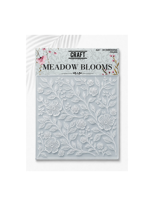 3D Meadow Blooms Emboss Folder