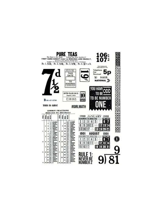 Keepsake Numbers Stamp Set