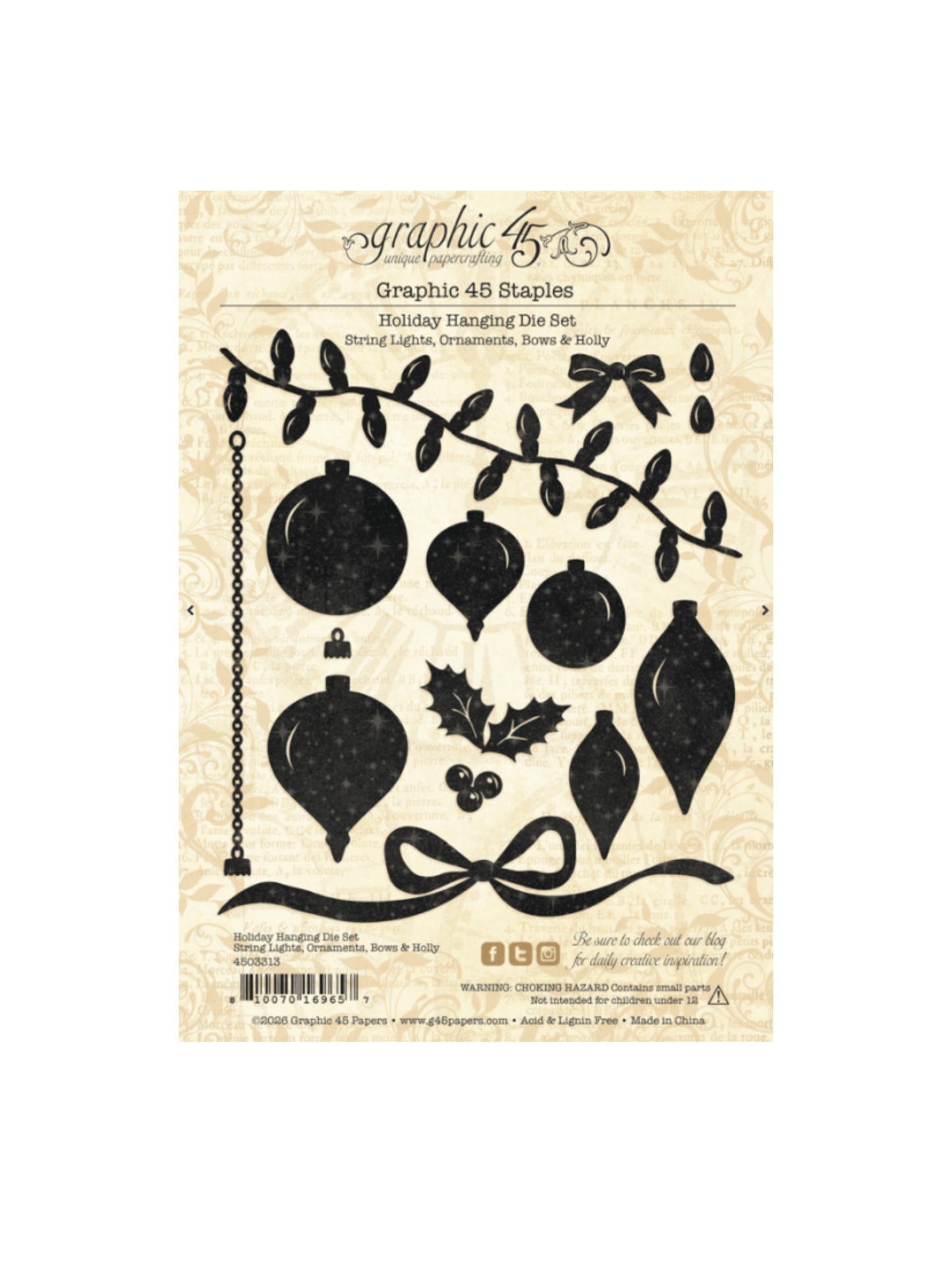 Holiday Hanging Die Set