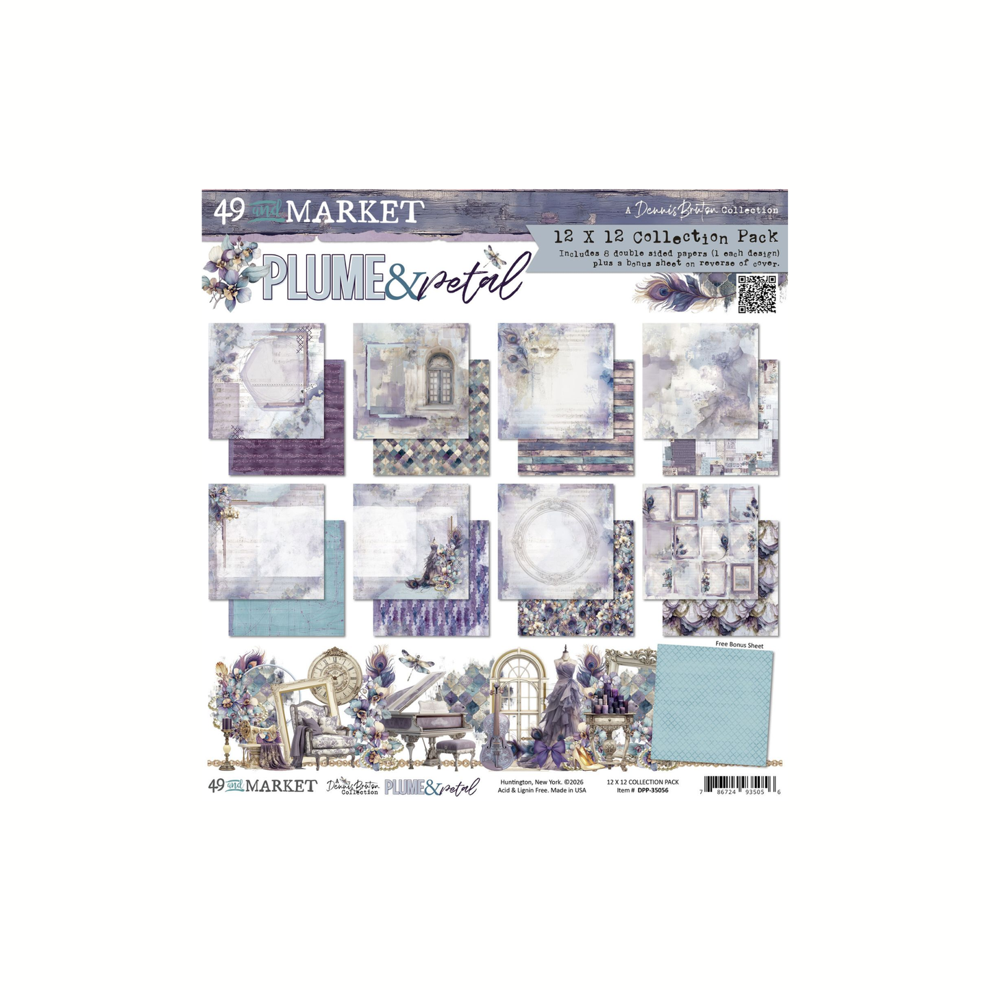 12x12 Collection Plume & Petal