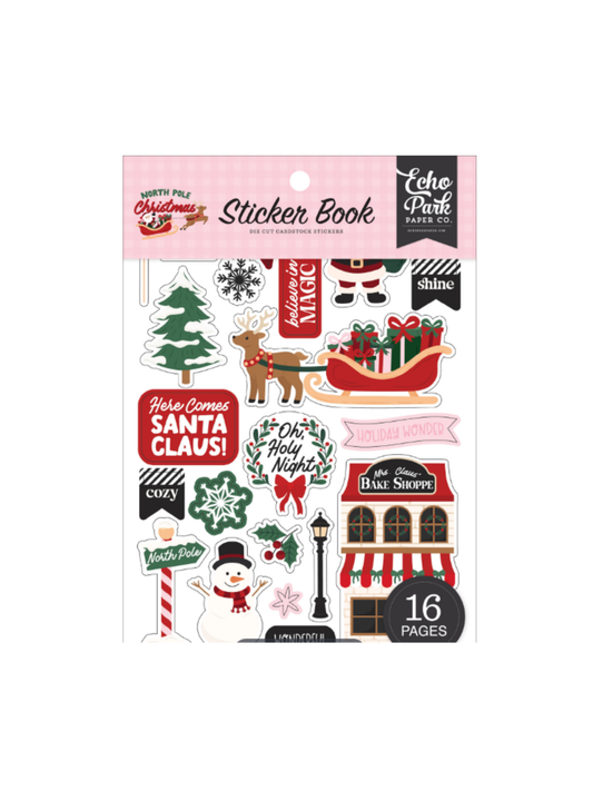 North Pole Christmas Sticker Book