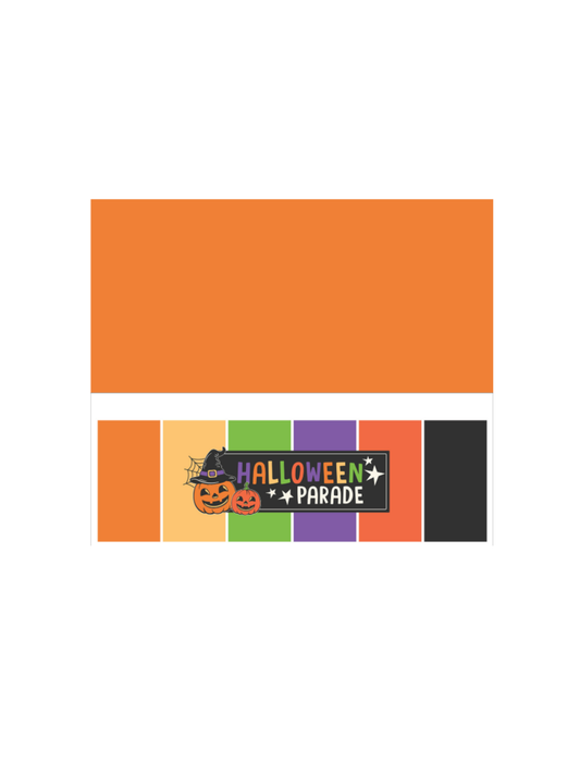 12x12 Halloween Parade Solids Paper