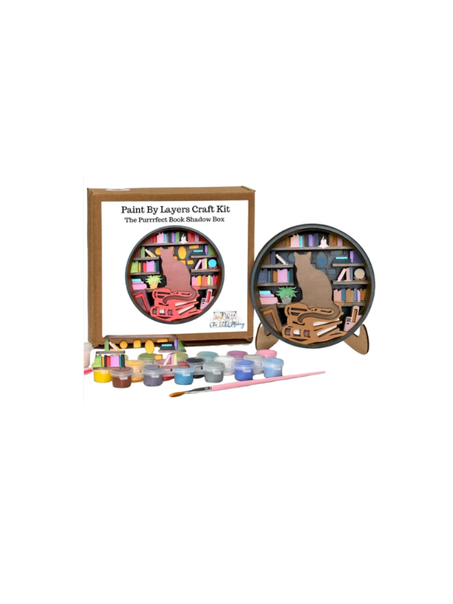 The Purrrfect Book Shadow Box PRE-ORDER