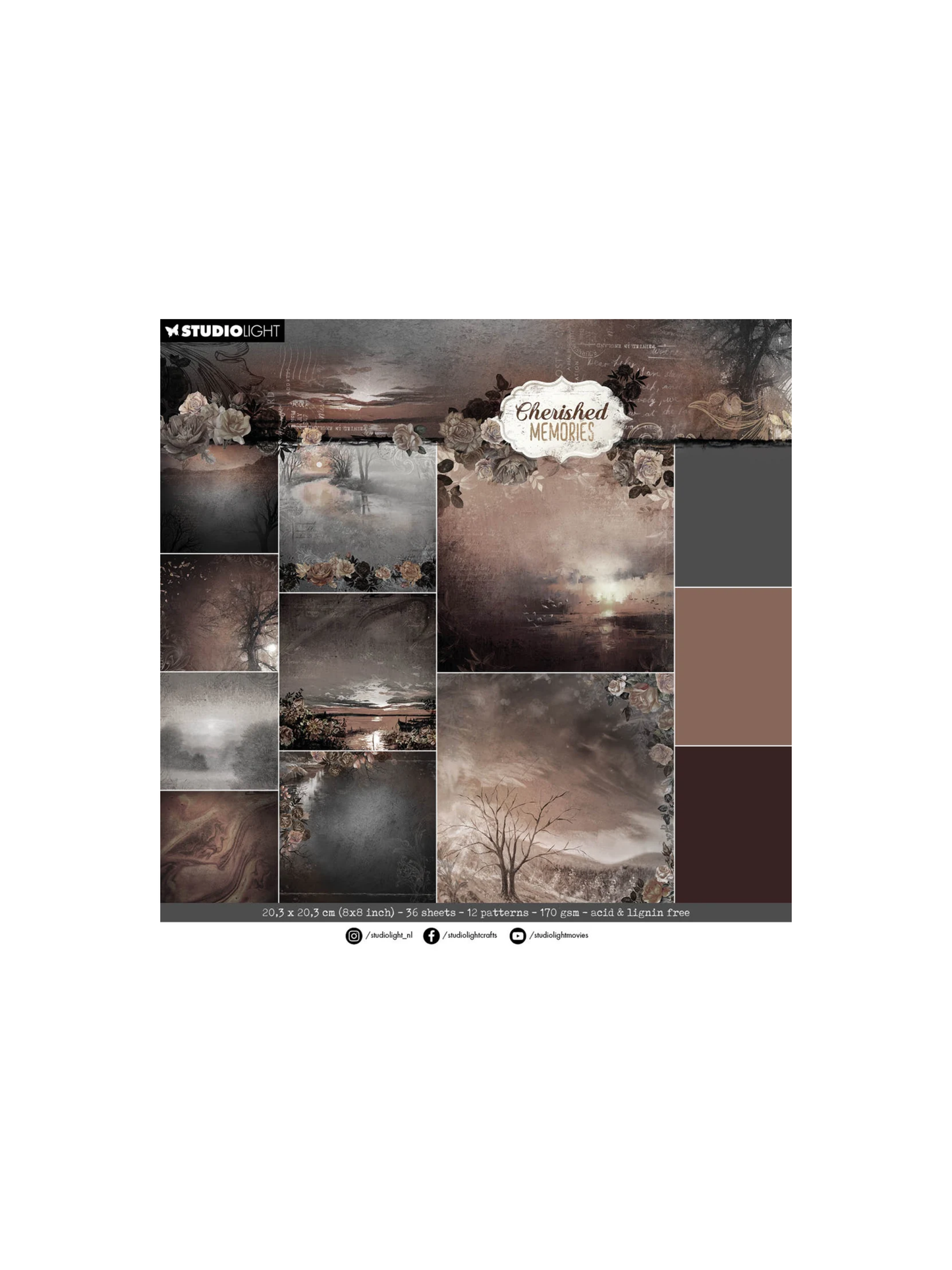 8x8 Cherished Memories Paper Pad