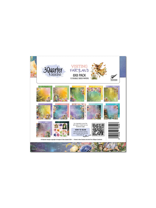 8x8 Visiting Fairyland paper pack
