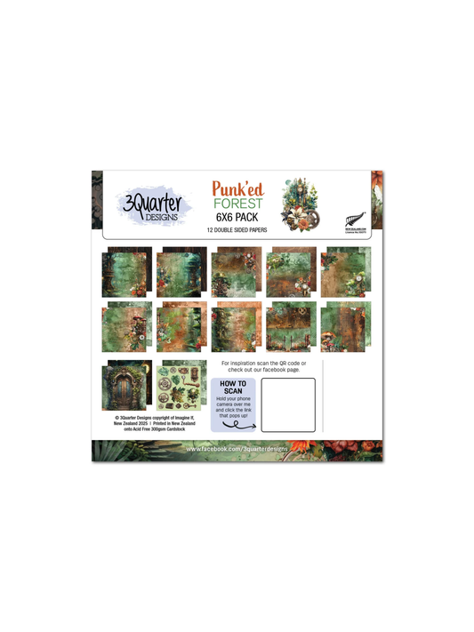 6x6 Punk'ed Forest Paper Pack