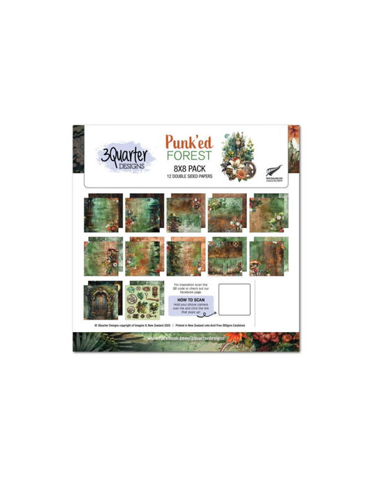 8x8 Punk'ed Forest Paper Pack