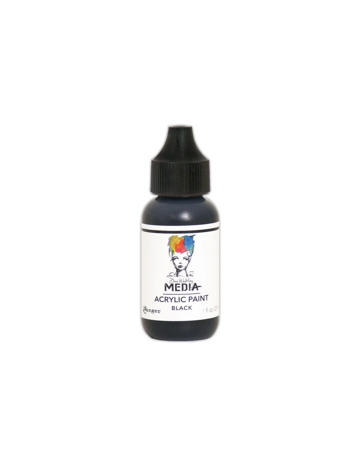 Black Acrylic paint 1oz