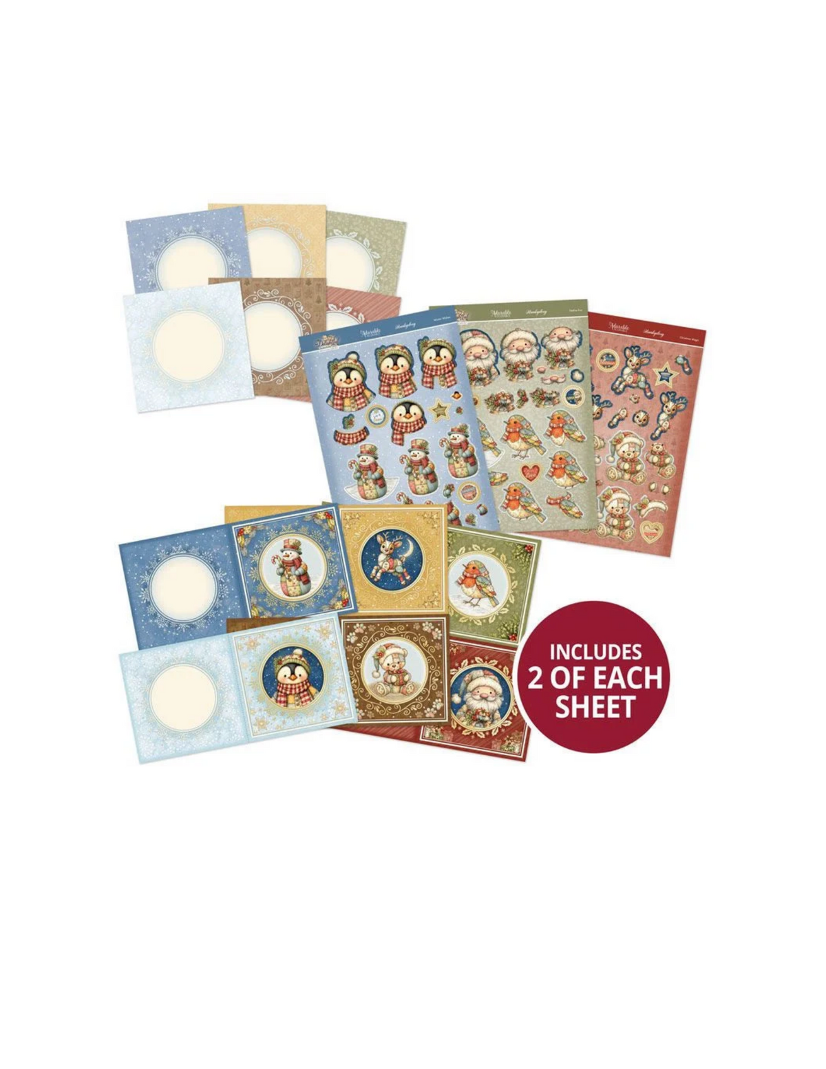 Delightful Patchwork Pals Decoupage Card Kit
