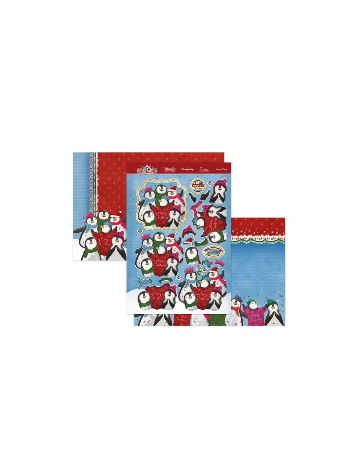 Penguin Party Luxury Topper Set
