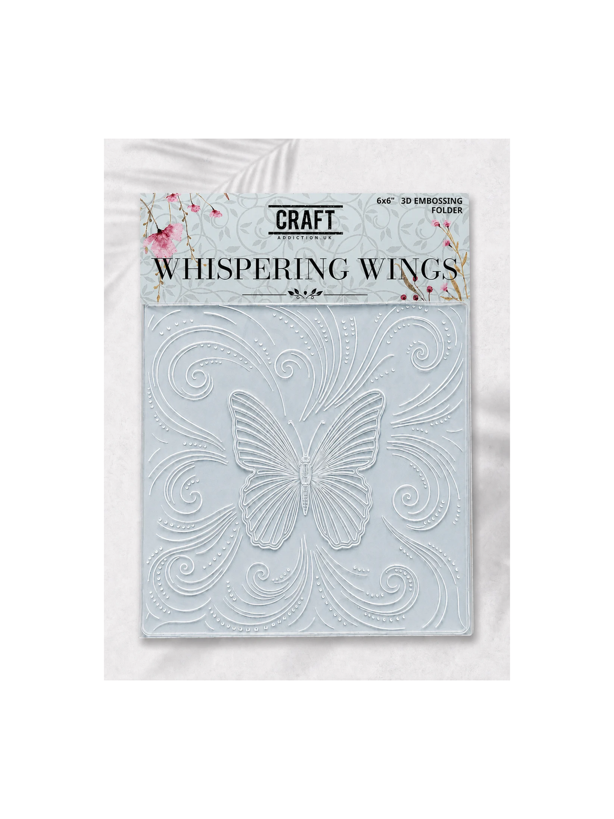 3D Whispering Wings Embossing Folder