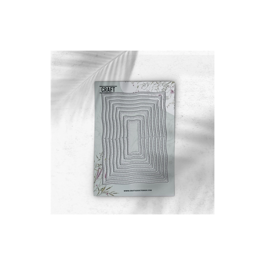 Wobbly Edge Rectangle Die