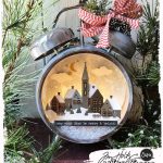 Christmas Village Clock