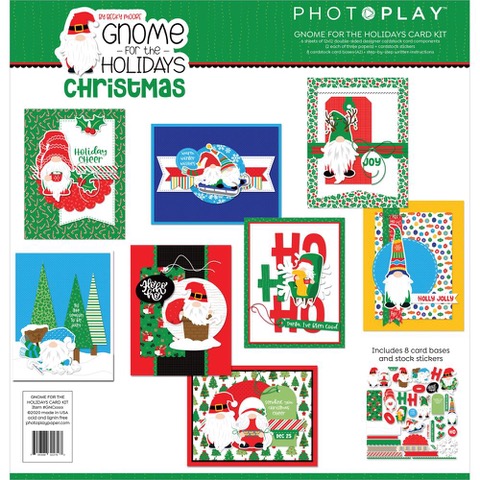 Gnome For Christmas Card Kit