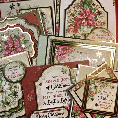 Pretty Poinsettias Card Class