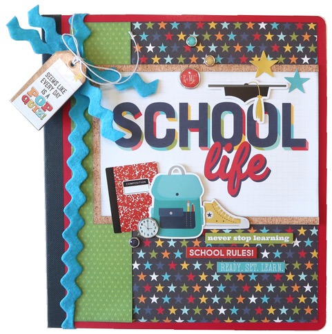 SCHOOL LIFE 6x8 Flipbook Album KIT TO GO