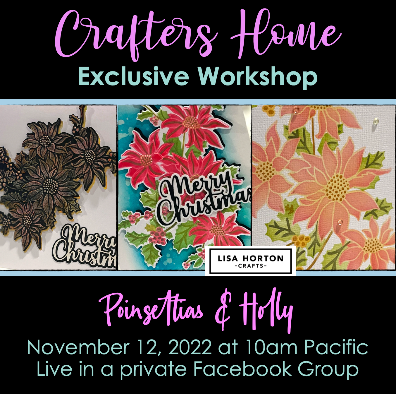 Poinsettias & Holly Class with Lisa Horton